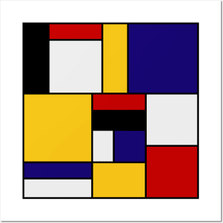 Mondrian De Stijl Posters and Art